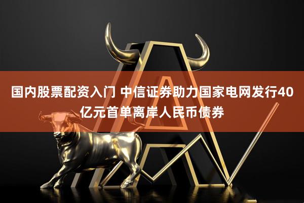 国内股票配资入门 中信证券助力国家电网发行40亿元首单离岸人民币债券
